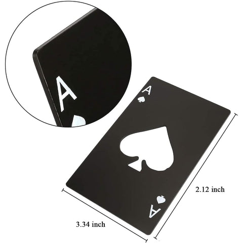 ACE OF SPADE BOTTLE OPENER - PACK OF 2