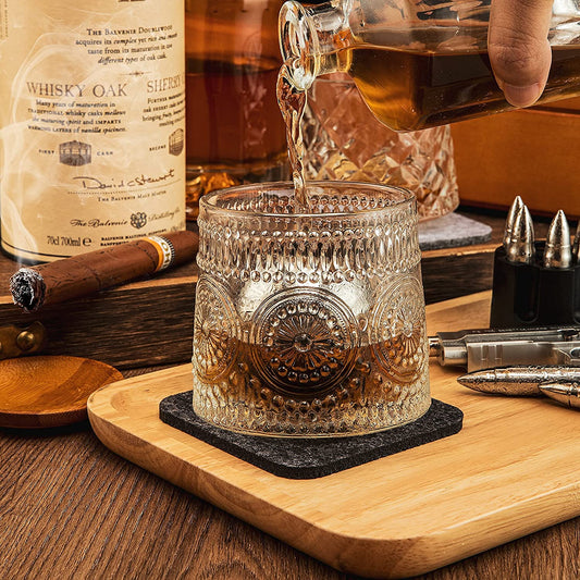 bourbon whiskey glasses crystal whiskey tumbler