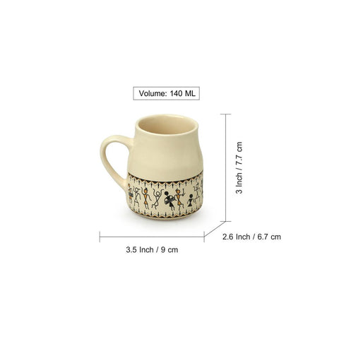 TRIAL PRINT CERAMIC CUP - SET OF 6