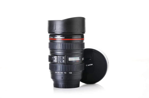 CAMERA LENS COFFEE MUG WITH 2 LID - PACK OF 1