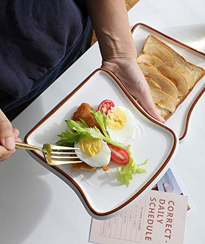 BREAD PLATE FOR BREAKFAST - SET OF 2