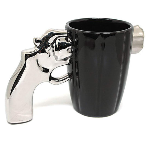 REVOLVER SHAPE GUN MUG 350ML - PACK OF 1