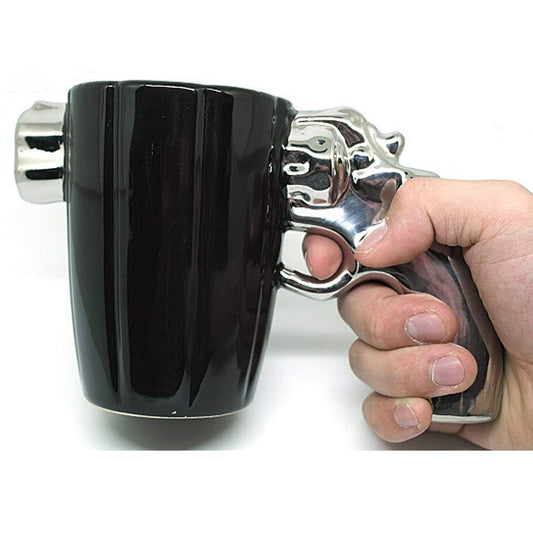 REVOLVER SHAPE GUN MUG 350ML - PACK OF 1