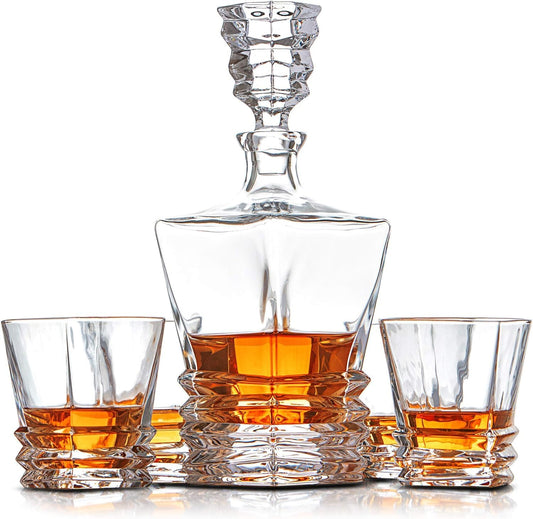 STYLISH GLASS DECANTER SET 6 PCS GLASS SET - PACK OF 7